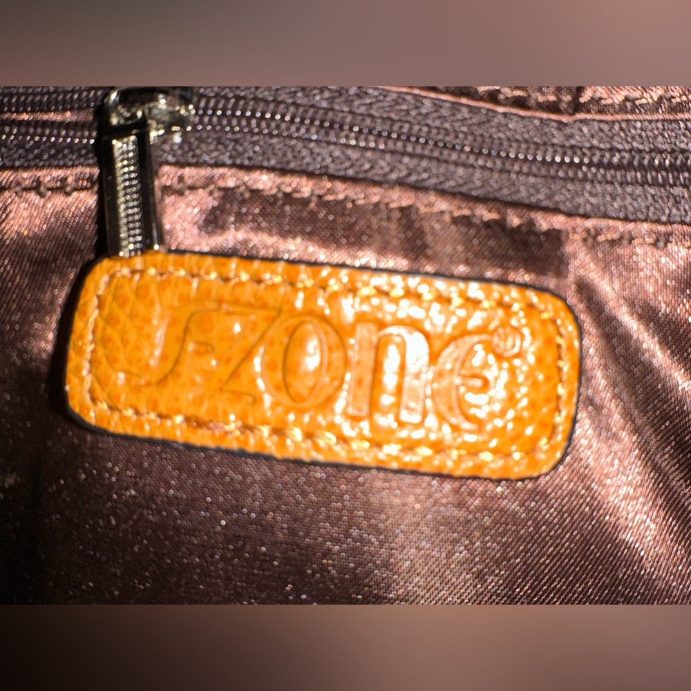 Saddle Brown Leather Backpack - image 5